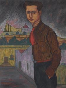 RODRIGUEZ LOZANO Manuel 1896-1971,Retrato de Andrés Henestrosa,1924,Christie's GB 2008-11-19
