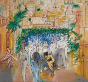 RODRIGUEZ Mariano 1912-1990,Paisaje del Vedado (Masas y el Vedado),1979,Sotheby's GB 2023-10-04