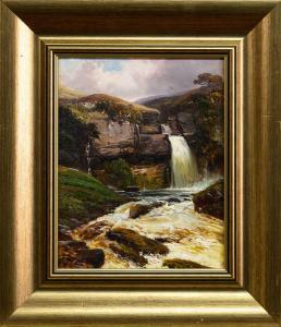 ROE Clarence Henry 1850-1909,HIGHLAND CASCADE,McTear's GB 2024-04-10