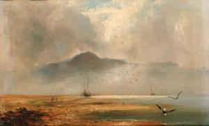 ROE Clarence Henry,Snowdon from the sands of Traeth Mawr at the ford ,Christie's 2000-02-10