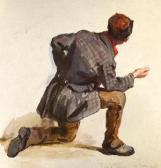 ROE Fred 1865-1947,A Study for Peddlers Pitch,1936,Rosebery's GB 2012-02-04