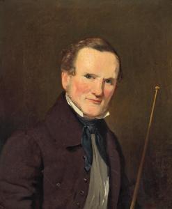 ROED Jorgen,Portrait of the artist Wilhelm Bendz (1804–1832),1831,Bruun Rasmussen 2023-03-06