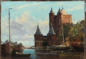 Roelandse Johannes Cornelis,Port of Amsterdam port in Haarlem.,Twents Veilinghuis 2019-06-28