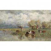 ROELOFS Willem 1822-1897,COWS IN A POLDER LANDSCAPE,Sotheby's GB 2008-04-14