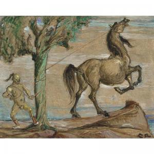 ROELOFSZ Charles 1897-1962,TAMING THE HORSE; WOMAN WITH UNICORN,Sotheby's GB 2007-03-14