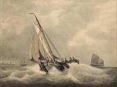 ROELSE H. H,A Paviljoenpoon in a Stiff Breeze, 
Other Ships in,1850,Skinner US 2011-05-20