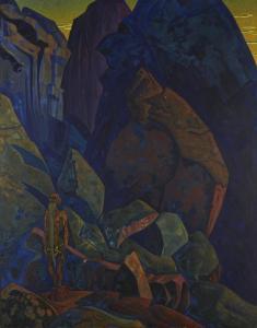 ROERICH Nicolaj Konstantinov 1874-1947,The praying stylite,1918,Bonhams GB 2014-11-26