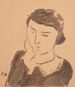 ROESCH Carl 1884-1979,Porträt einer Frau,1934,Beurret Bailly Widmer Auctions CH 2023-11-08