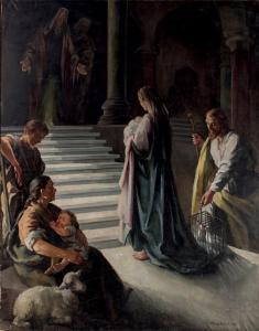 ROESSET Y VELASCO MARISA 1904-1976,Presentación de Jesús en el Templo,1952,Duran Subastas 2017-03-22