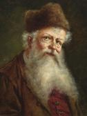 ROESSLER Georg 1861-1925,Portrait eines bärtigen Mannes.,Galerie Koller CH 2006-06-19