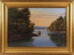 ROFFO Sergio 1953,Afternoon Sail on Somes Sound,Eldred's US 2022-08-17