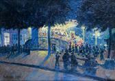 ROGER Henri 1900-1900,FÊTE NOCTURNE À PARIS,1914,Pillon FR 2011-05-15