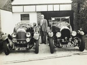 Roger Mike,Two unpublished photographs of W O Bentley on his 80th Birthday,Bonhams GB 2017-12-06