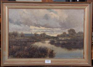 ROGERS A. Lee,Autumn river landscape,1886,Tennant's GB 2021-05-28