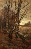 ROGERS A. Lee,Birch Trees at Upper Pond Burnham,1885,Keys GB 2009-12-11