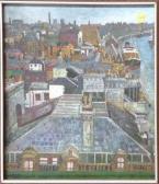 ROGERS Charles Herbert 1930-2020,"THE QUAYSIDE" - A VIEW DOWN RIVER FROM TH,1980,Anderson & Garland 2009-08-27