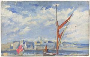ROGERS Derek 1910-1987,Thames Barge,Ewbank Auctions GB 2021-03-25