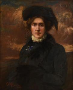 ROGERS Edward James 1872-1938,Portrait of a Lady,Morgan O'Driscoll IE 2022-05-23