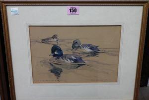 ROGERS John 1906-1985,Goldeneye ducks,Bellmans Fine Art Auctioneers GB 2016-07-30