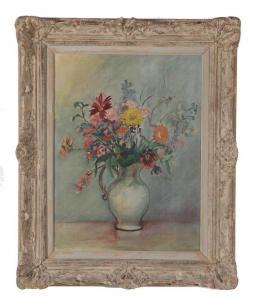 Rogers Mary Benjamin 1878-1956,PITCHER OF GARDEN FLOWERS,Charlton Hall US 2018-02-23