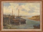 ROGERS Wendell M. 1890-1973,Fishing Boats at Orleans,Eldred's US 2014-06-07