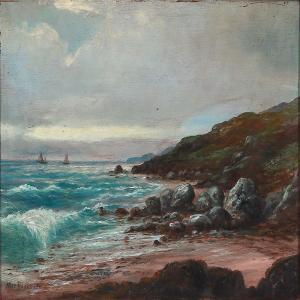 ROGERSON Mat,Coastal scene,Bruun Rasmussen DK 2012-08-27