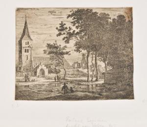 ROGHMAN Roeland 1597-1686,Ansicht von Velsen,Allgauer DE 2018-07-12
