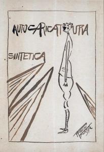 ROGNONI Angelo 1896-1957,Autocaricatura Sintetica,1918,Casa d'Aste Arcadia IT 2019-12-03