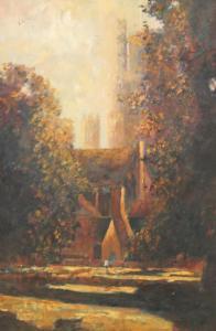 ROHDA JOHN 1946,Ely Cathedral,Rowley Fine Art Auctioneers GB 2021-09-11
