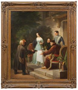 ROHDE Carl I 1806-1873,Bittgang zum Schlossherrn,1841,Schloss DE 2018-09-01
