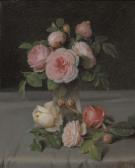 ROHDE Carl II 1840-1891,Roses in a vase,Christie's GB 2003-07-01