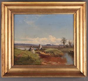 ROHDE Frederik Niels M 1816-1886,Landscape,1850,Lauritz DK 2012-03-01