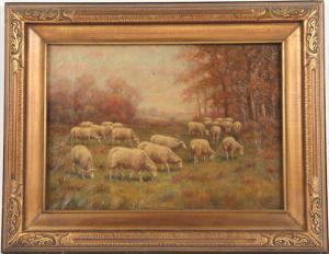 ROHDE HERMAN 1900-1900,Sheep Grazing,Nye & Company US 2014-02-04
