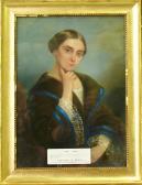 ROHL Maria 1801-1875,Porträtt av Henrietta von Duben,Auktionskompaniet SE 2008-10-05