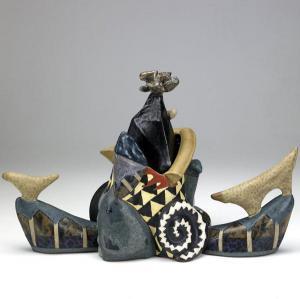 Rohlfing John 1953,Covered Vessel,1992,Rago Arts and Auction Center US 2009-11-14