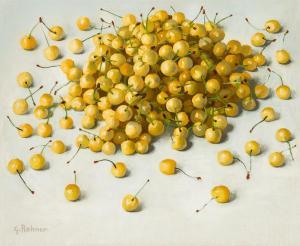 ROHNER Georges 1913-2000,Still Life with Yellow Cherries,Shannon's US 2024-01-18