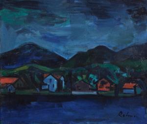 ROHNER Hans 1898-1972,Nächtlicher See,1926,Beurret Bailly Widmer Auctions CH 2022-11-04