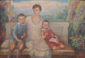 ROHR Armin,Portrait of a mother and two childr,20th century,Bellmans Fine Art Auctioneers 2023-01-17