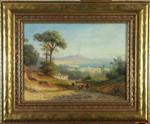 Rohr Fred 1824-1880,Landscape of Naples,Clars Auction Gallery US 2018-09-15