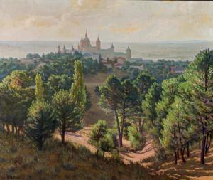 ROIG ASUAR Pedro 1885-1971,Vista de El Escorial,Duran Subastas ES 2017-10-25