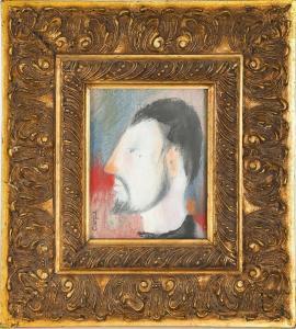ROJAS Carlos 1933-1997,Autoportrait,Cannes encheres, Appay-Debussy FR 2023-10-14