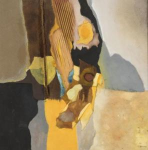 ROLAND Fernand 1920,Composition jaune,Neret-Minet FR 2015-11-21