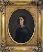ROLAND S,Portrait de jeune femme,1850,Rops BE 2018-03-11