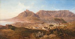 ROLANDO Charles 1844-1893,A View of Cape Town and Table Mountain from Signal,Strauss Co. 2018-10-15