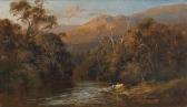 ROLANDO Charles 1844-1893,Cattle by the Stream, Early Evening,Menzies Art Brands AU 2015-09-24