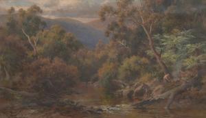 ROLANDO Charles 1844-1893,Winding River, Yarra,Leonard Joel AU 2023-03-21