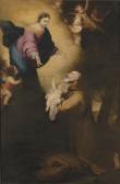 ROLDAN Y MARTINEZ José,The Vision of Saint Felix of Cantalicio, after Mur,1875,Christie's 2007-07-04