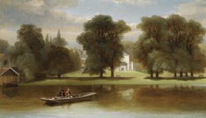 ROLFE Alexander Frederick 1814-1875,FISHING ON THE THAMES AT TWICKENHAM,1868,Sotheby's GB 2011-11-15
