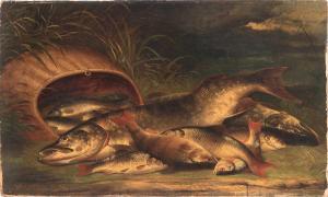 ROLFE Henry Leonidas 1823-1881,The Day's Catch,1866,William Doyle US 2024-04-16