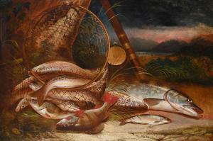 ROLFE Henry Leonidas,THE DAY'S CATCH: TROUT, PIKE, PERCH AND ROACH BELO,Dreweatts 2023-10-18